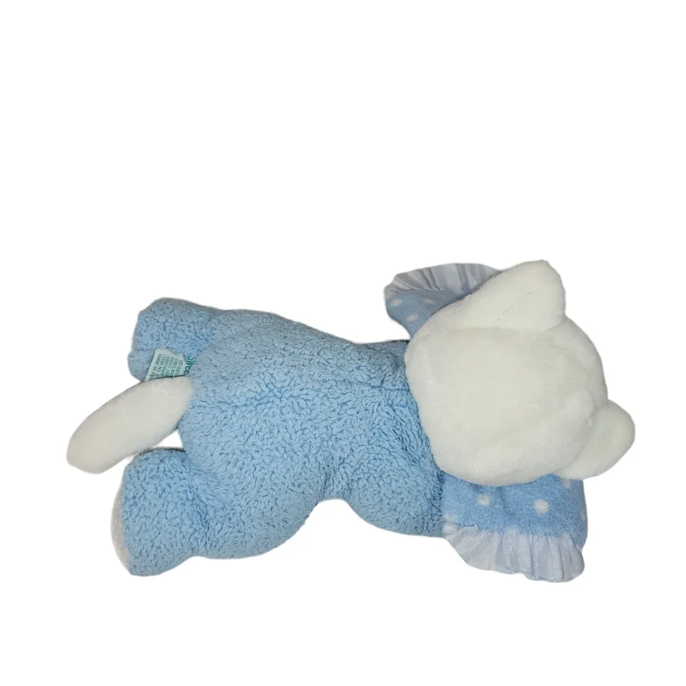 Russ Baby Plush Sweet Dreams Kitty Cat Blue White Sherpa Rattle Lovey 21740‎ 9